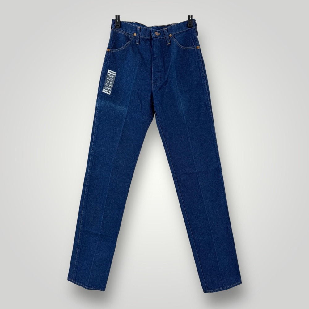 VTG NOS Wrangler 13MWZPW Jeans Mens 29x38 Blue Dark Wash Reg Bootcut Made in USA